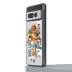 cringe society back phone cover | glass case for google pixel 7 pro