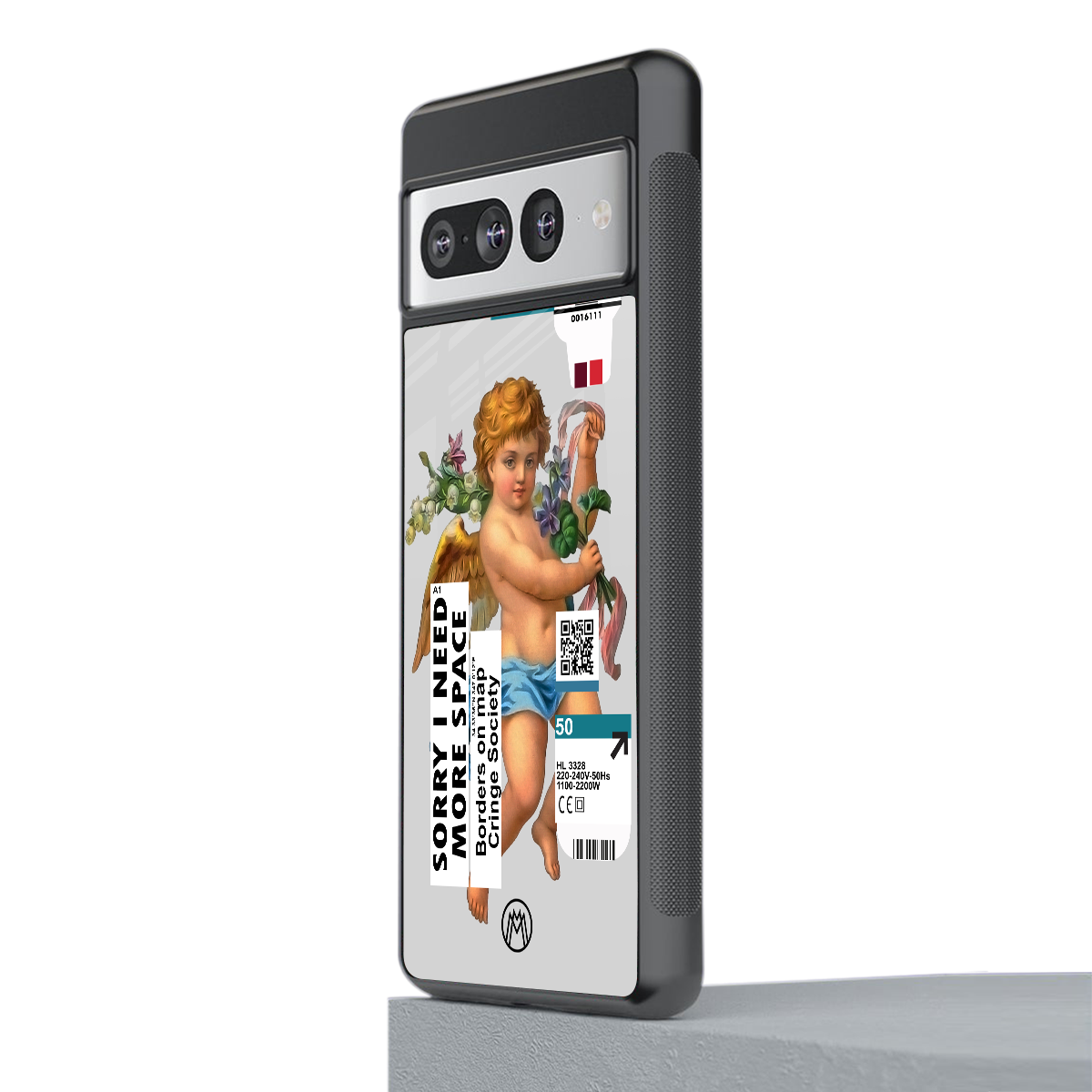 cringe society back phone cover | glass case for google pixel 7 pro
