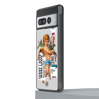 cringe society back phone cover | glass case for google pixel 7 pro