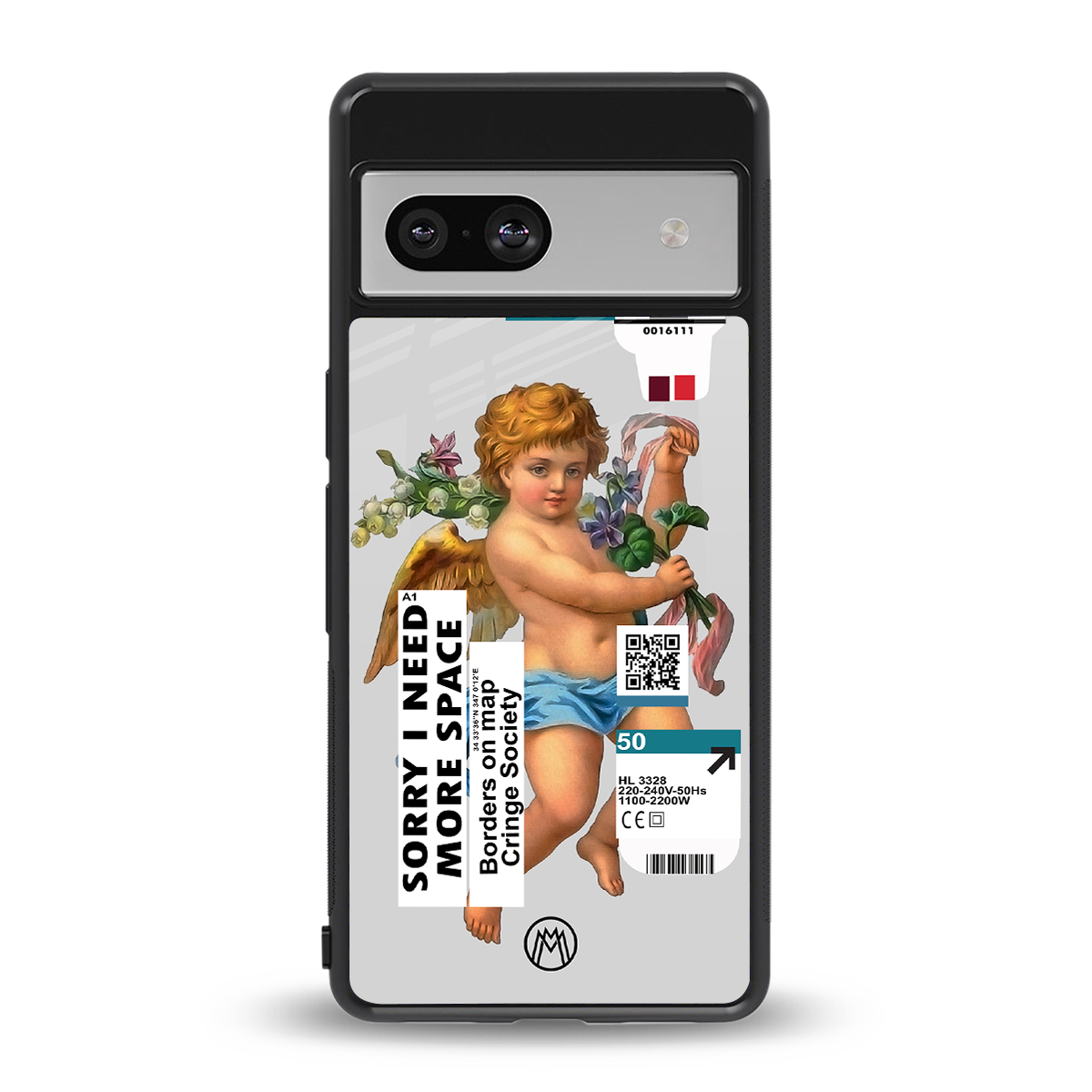 cringe society back phone cover | glass case for Google Pixel 7
