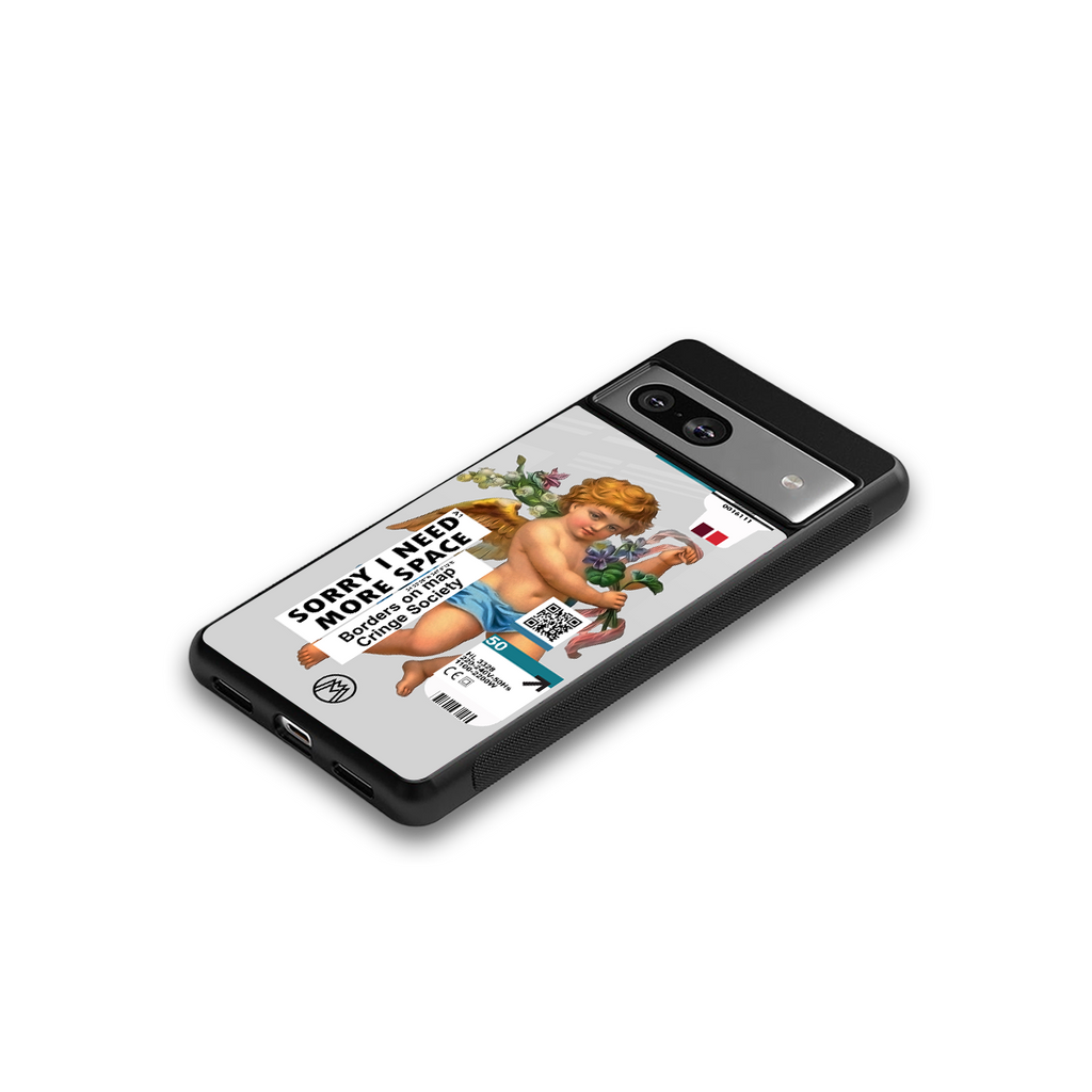 cringe society back phone cover | glass case for Google Pixel 7