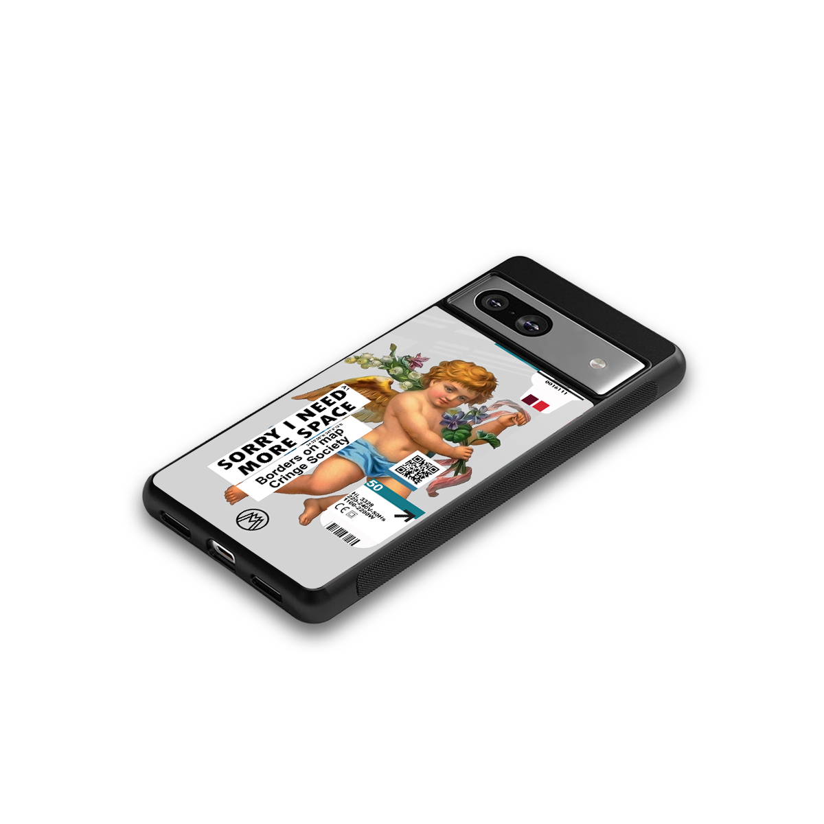 cringe society back phone cover | glass case for Google Pixel 7