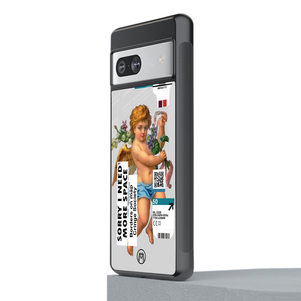 cringe society back phone cover | glass case for Google Pixel 7A