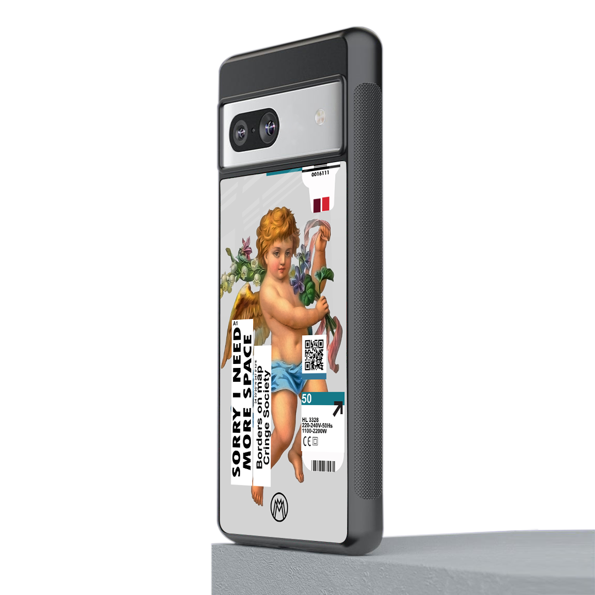 cringe society back phone cover | glass case for Google Pixel 7A
