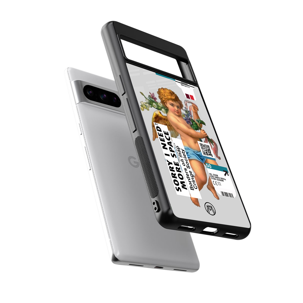 cringe society back phone cover | glass case for google pixel 8 pro