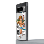 cringe society back phone cover | glass case for google pixel 8 pro