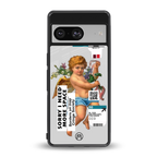 cringe society back phone cover | glass case for Google Pixel 8