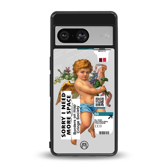 cringe society back phone cover | glass case for Google Pixel 8