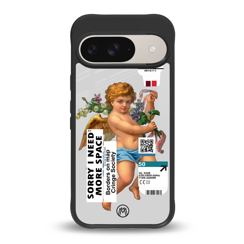cringe society back phone cover | glass case for google pixel 9