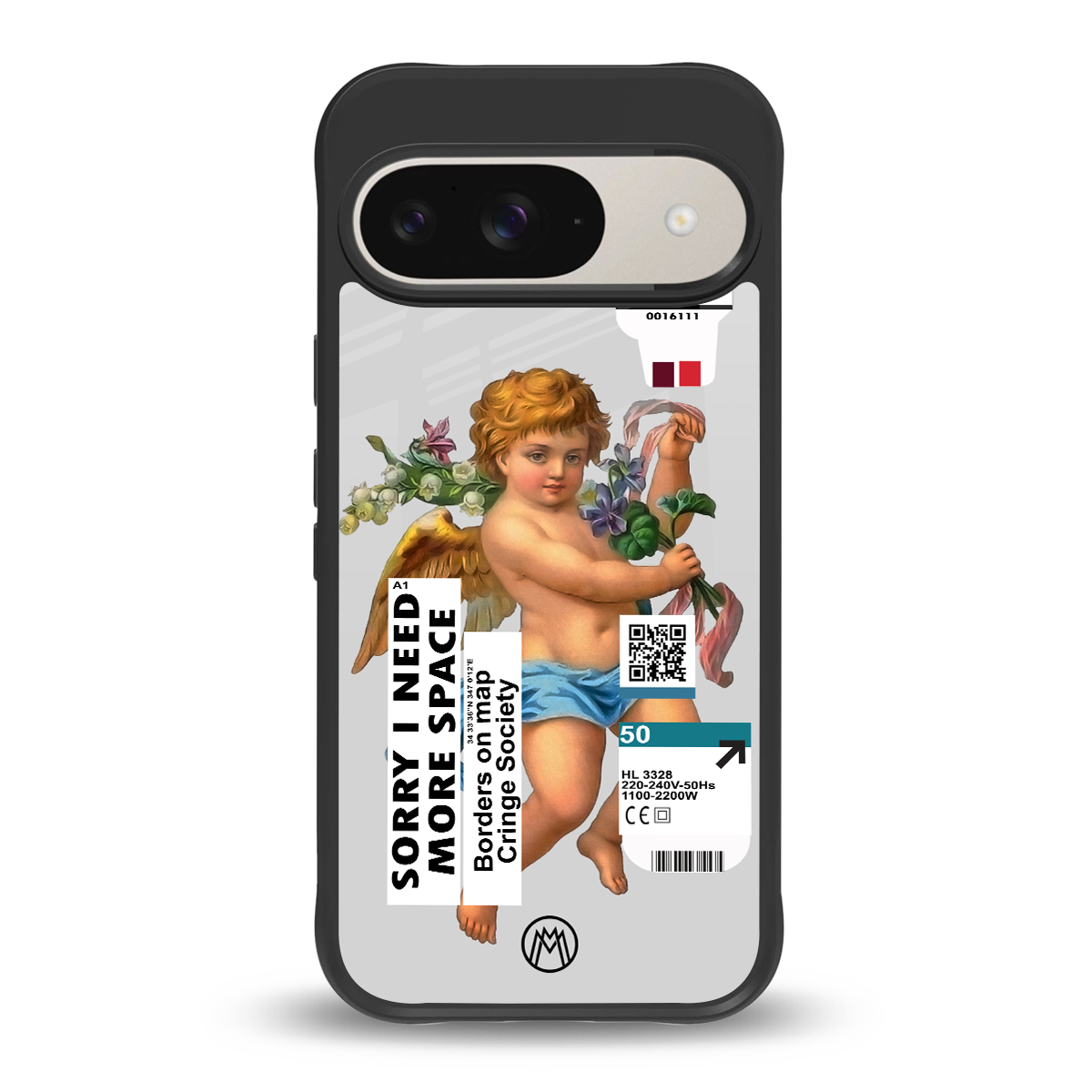 cringe society back phone cover | glass case for google pixel 9