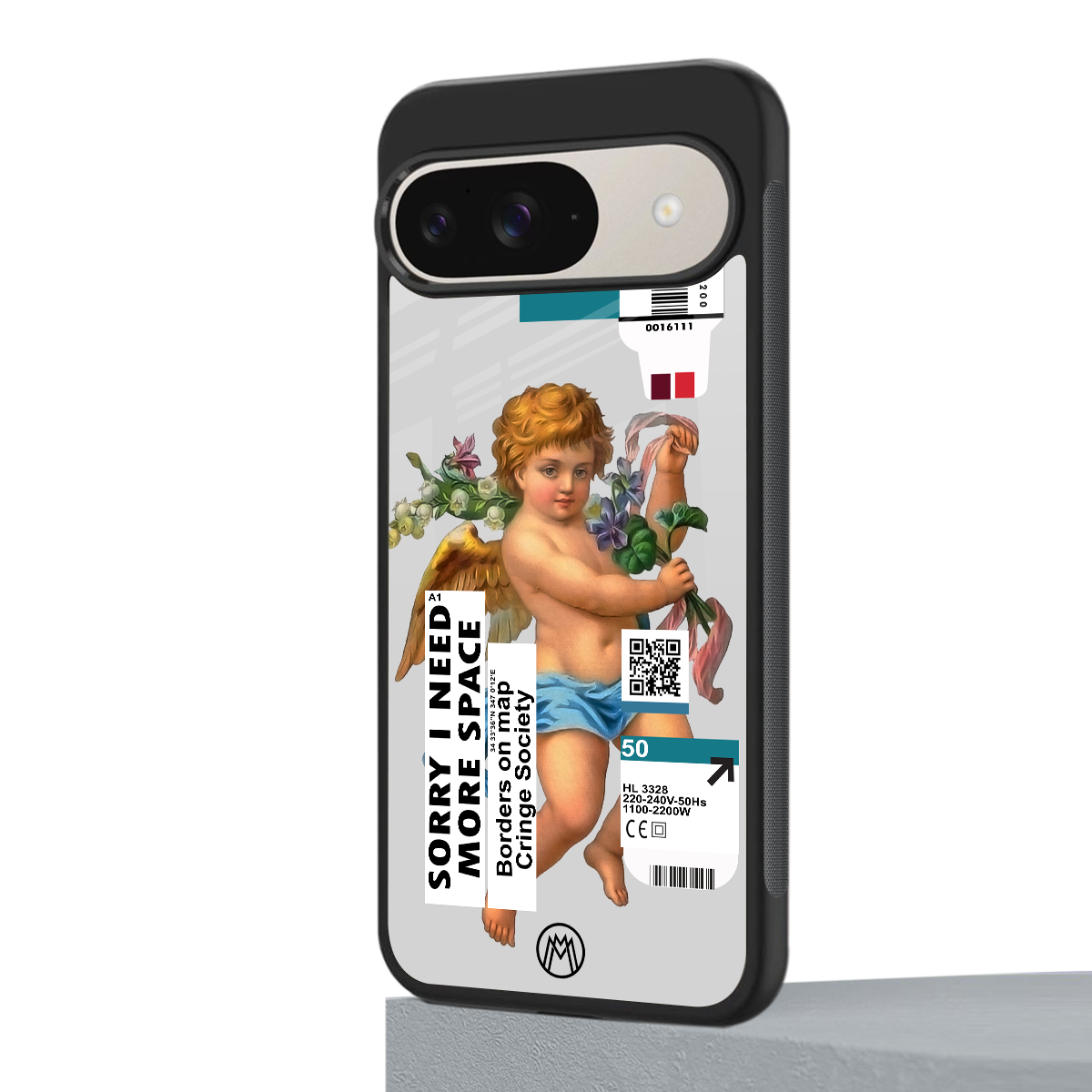 cringe society back phone cover | glass case for google pixel 9
