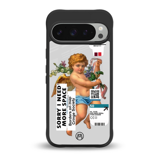 cringe society back phone cover | glass case for google pixel 9 pro xl