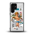cringe society back phone cover | glass case for samsung galaxy s24 ultra