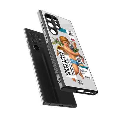 cringe society back phone cover | glass case for samsung galaxy s24 ultra