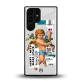 cringe society back phone cover | glass case for samsung galaxy s25 ultra