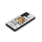 cringe society back phone cover | glass case for samsung galaxy s25 ultra