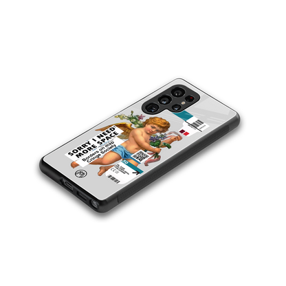 cringe society back phone cover | glass case for samsung galaxy s25 ultra