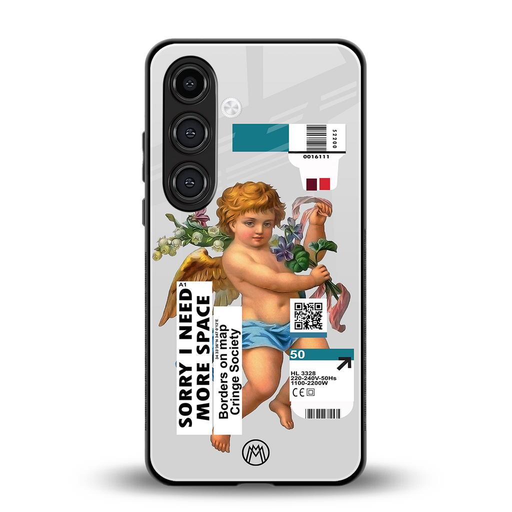 cringe society back phone cover | glass case for samsung galaxy s24