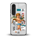 cringe society back phone cover | glass case for samsung galaxy s25