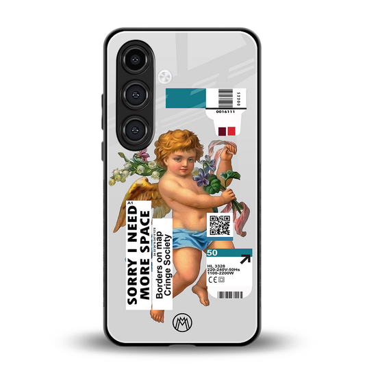 cringe society back phone cover | glass case for samsung galaxy s25