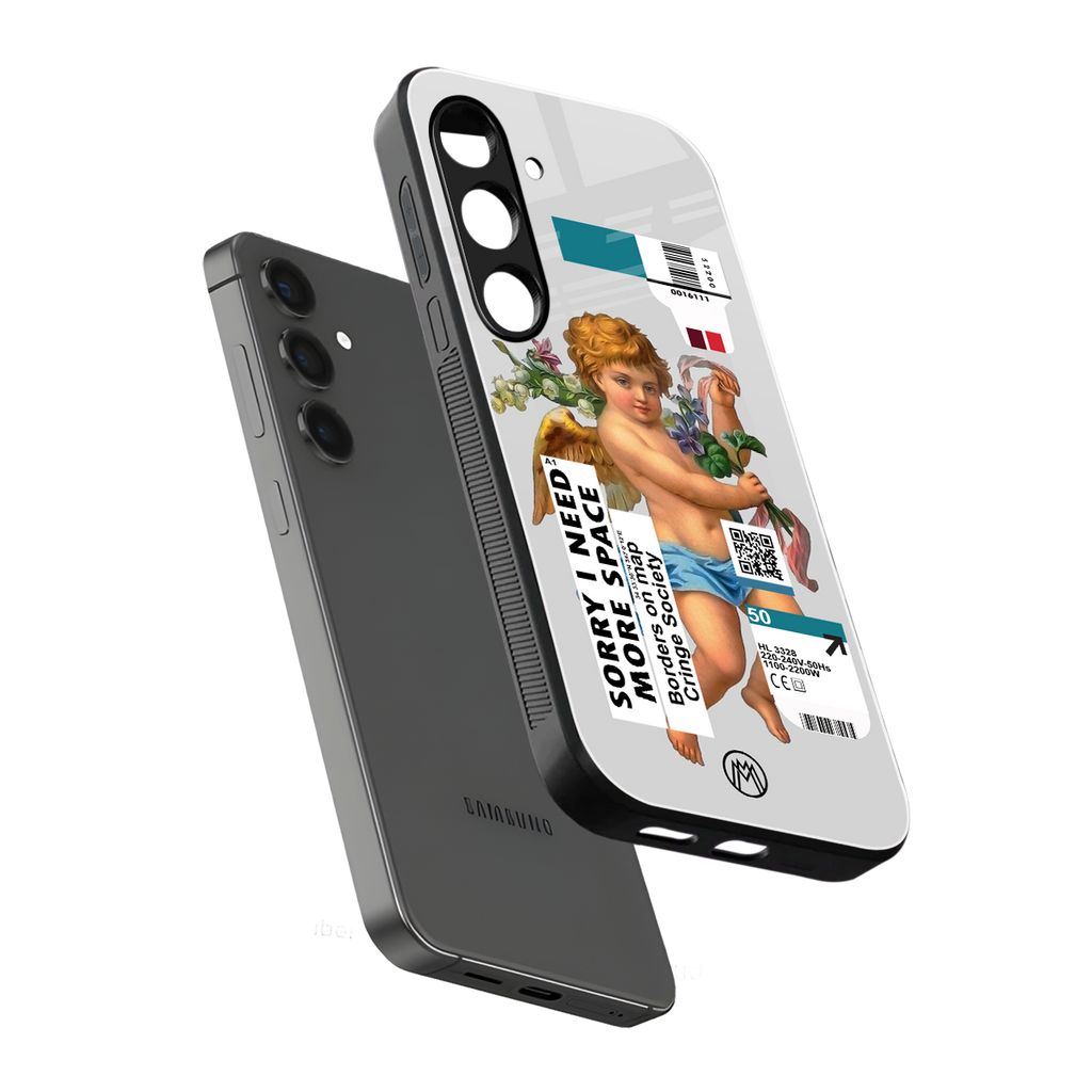 cringe society back phone cover | glass case for samsung galaxy s23