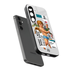 cringe society back phone cover | glass case for samsung galaxy s23