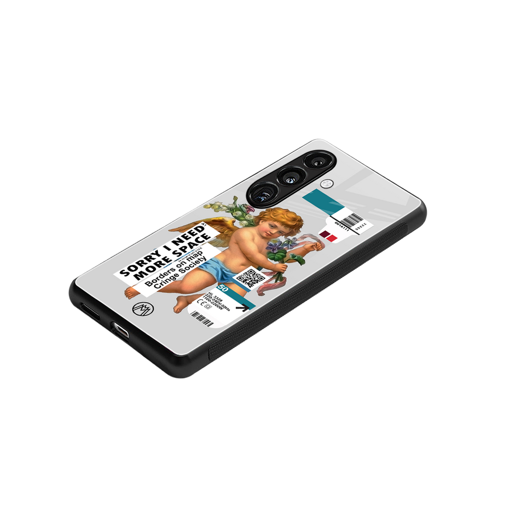 cringe society back phone cover | glass case for samsung galaxy s23