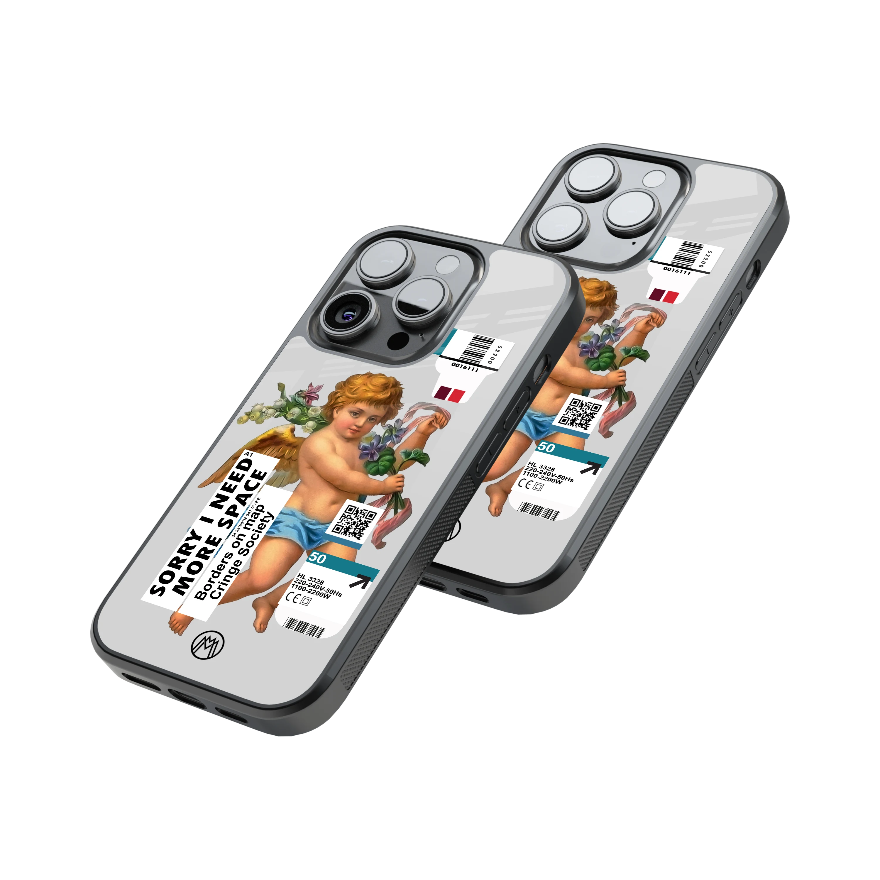 Protective Glass Back Phone Case Compatible with iPhone, Samsung, OnePlus, Pixel & More