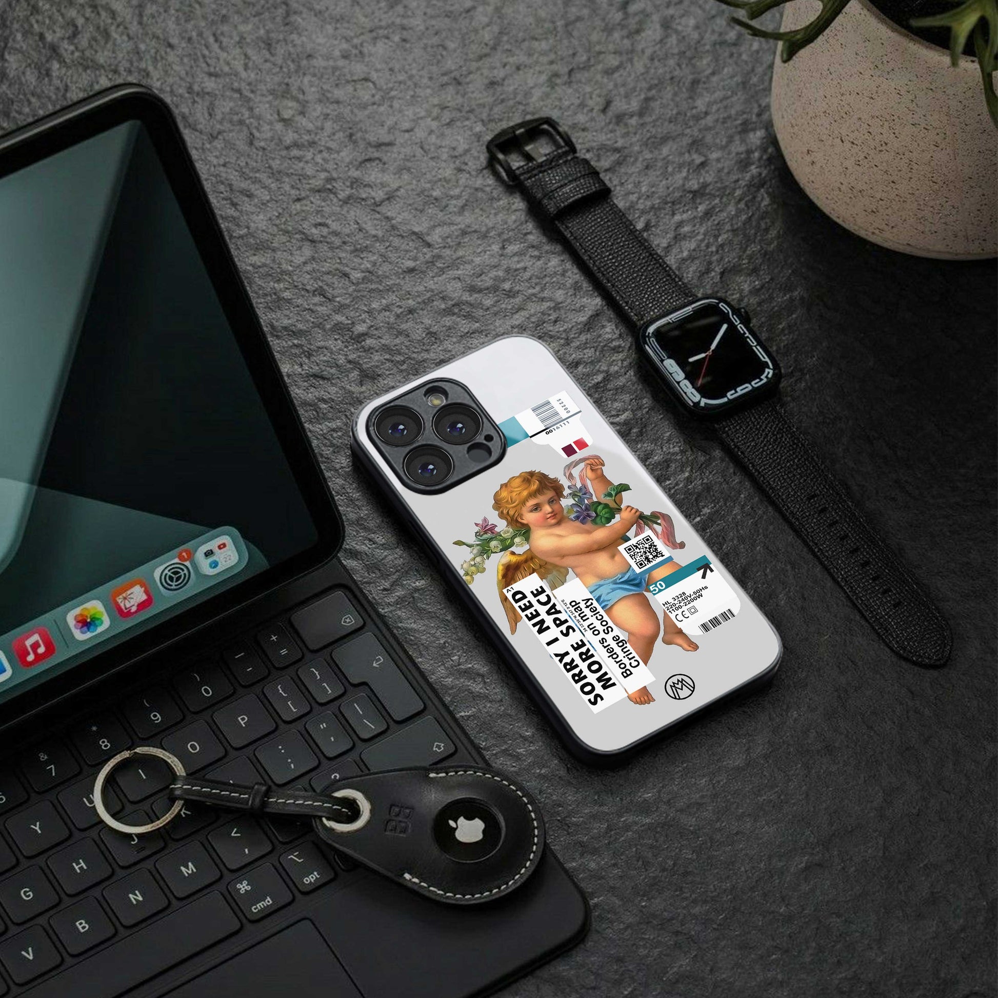 cringe society back phone cover | glass case for iphone 14 pro max