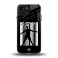 cristiano back phone cover | glass case for iphone 13 mini