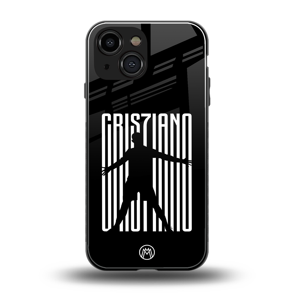 cristiano back phone cover | glass case for iphone 13 mini
