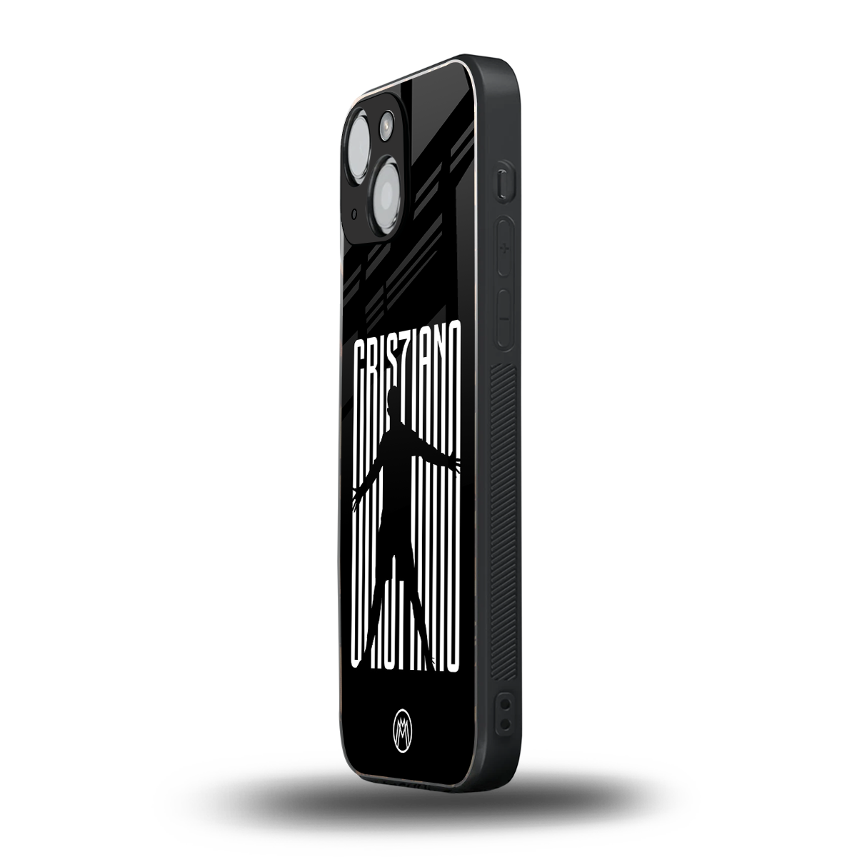 cristiano back phone cover | glass case for iphone 13 mini