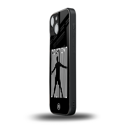 cristiano back phone cover | glass case for iphone 13 mini