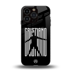 cristiano back phone cover | glass case for iphone 13 pro