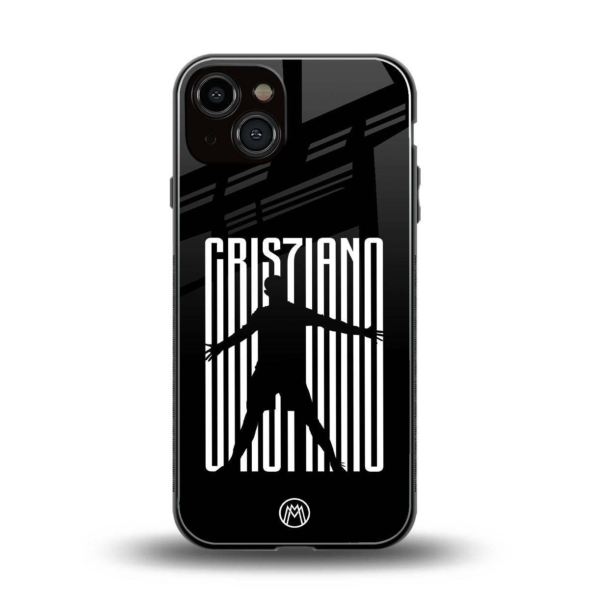 cristiano back phone cover | glass case for iphone 13