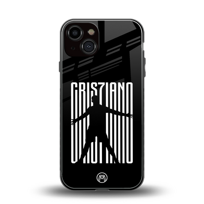 cristiano back phone cover | glass case for iphone 13