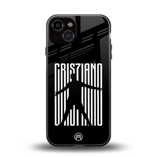 cristiano back phone cover | glass case for iphone 13