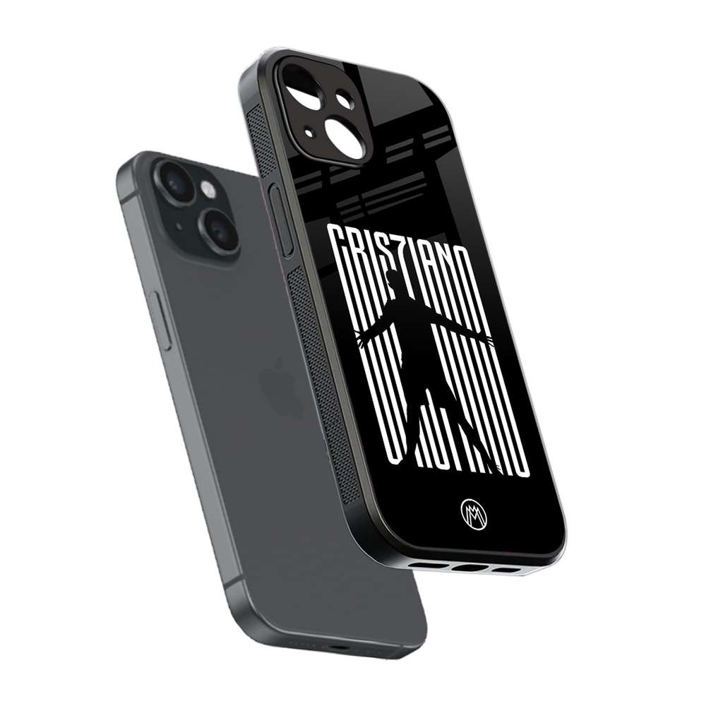 cristiano back phone cover | glass case for iphone 13