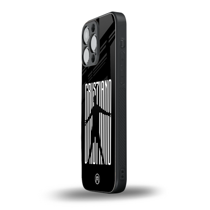 cristiano back phone cover | glass case for iphone 14 pro max