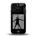 cristiano back phone cover | glass case for iphone 14 pro
