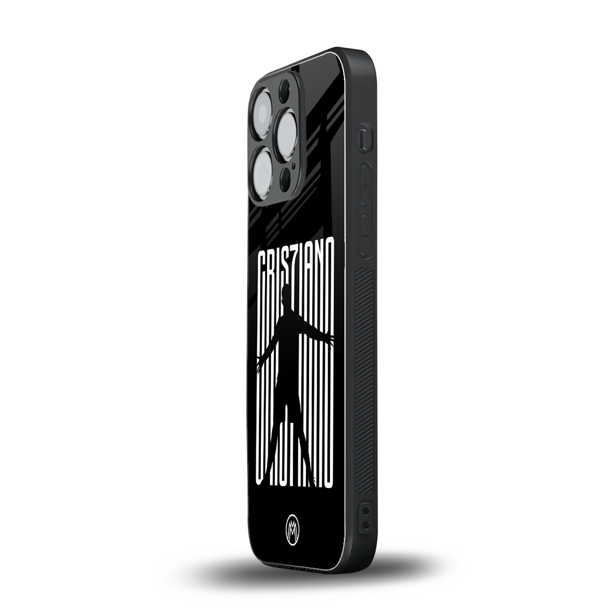 cristiano back phone cover | glass case for iphone 15 pro