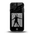 cristiano back phone cover | glass case for iphone 14