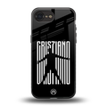 cristiano back phone cover | glass case for iphone 16e