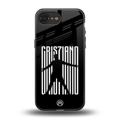 cristiano back phone cover | glass case for iphone 16e