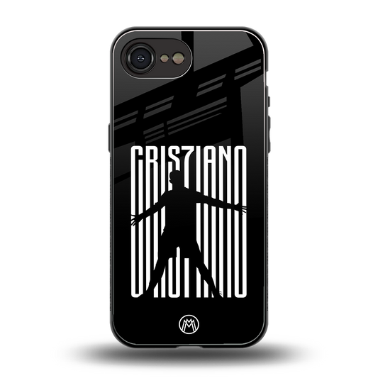 cristiano back phone cover | glass case for iphone 16e