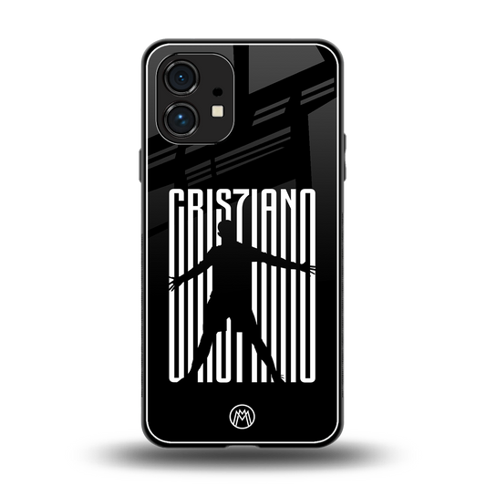 cristiano back phone cover | glass case for nothing phone 1
