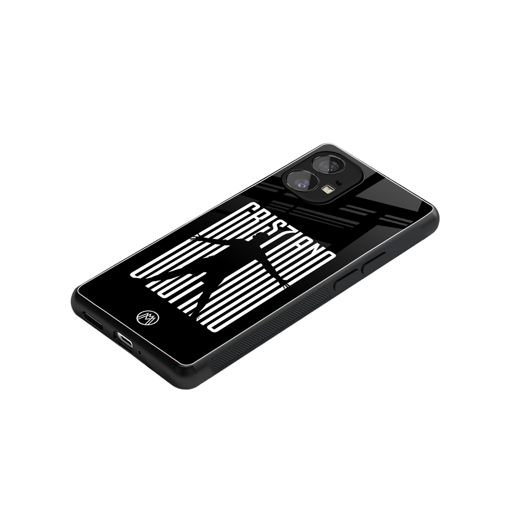 cristiano back phone cover | glass case for nothing phone 1