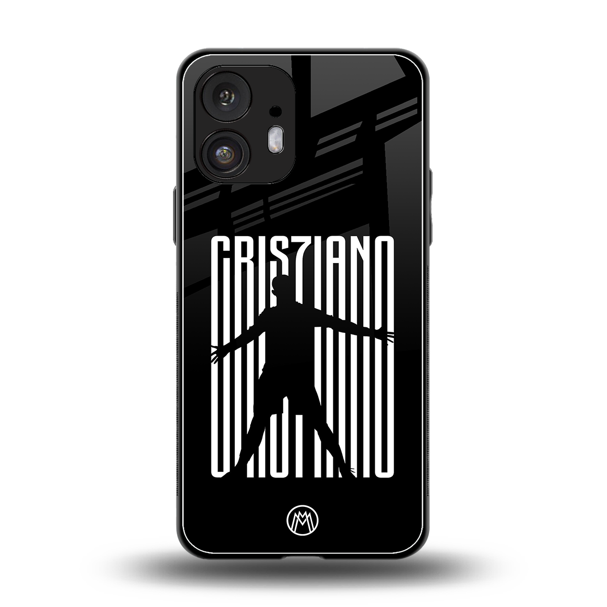 cristiano back phone cover | glass case for nothing phone 2