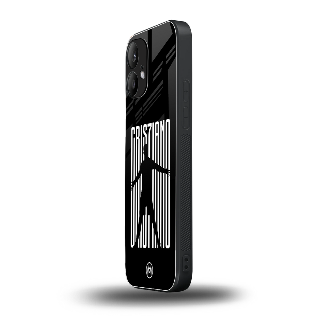 cristiano back phone cover | glass case for nothing phone 2