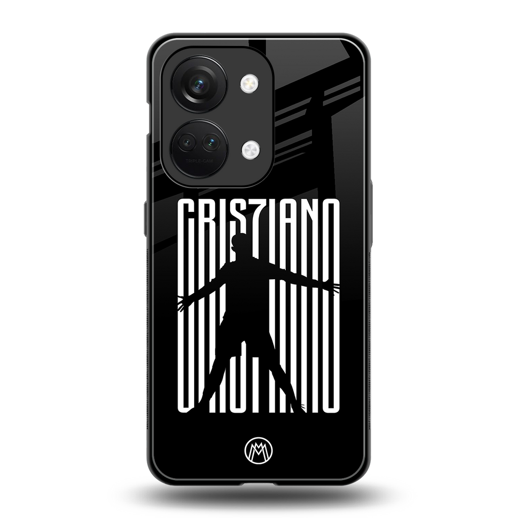 cristiano back phone cover | glass case for oneplus nord 3